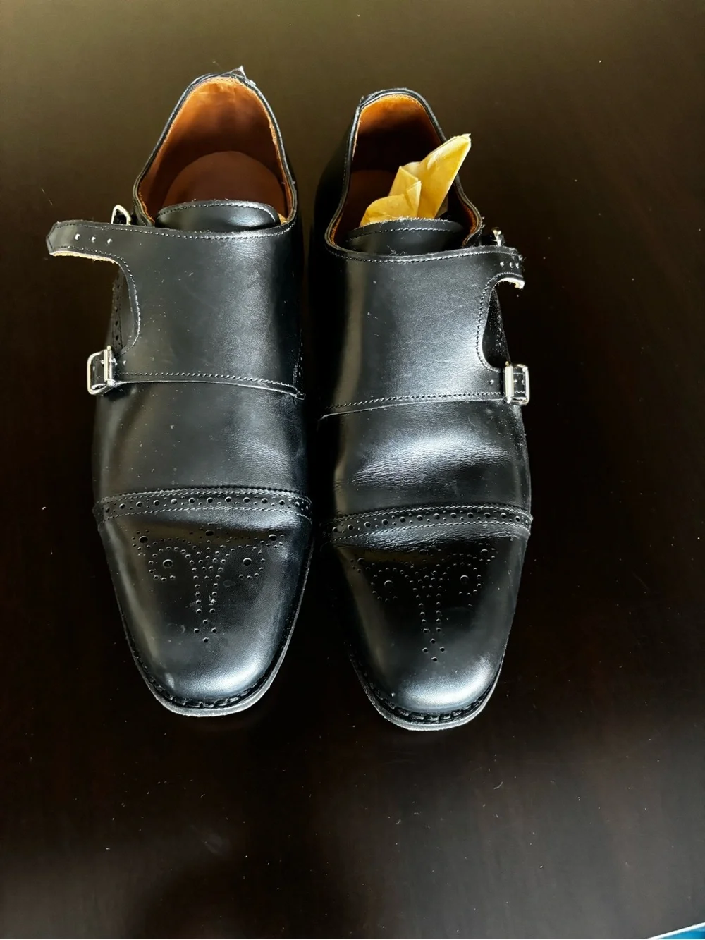 Allen Edmonds Black Leather St. John’s Dress Shoe